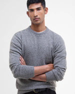 Barbour Tisbury Crew Neck Knitted Jumper - Classic Grey