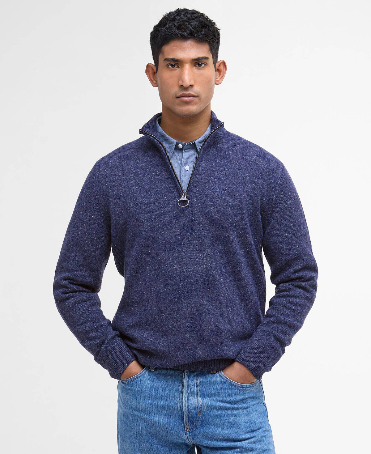 Barbour Tisbury Half Zip Knitted Jumper