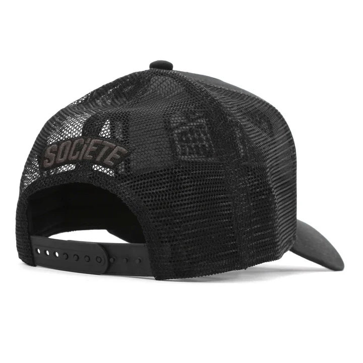 Societe Noir Marais Mesh Trucker Cap