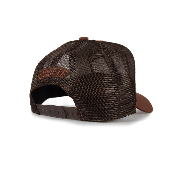 Societe Noir Marais Mesh Trucker Cap