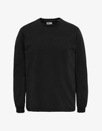 COLORFUL STANDARD Oversized Organic Long sleeve T-Shirt - Deep Black