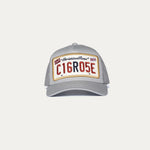 Christian Rose Private plate trucker cap - Stone Grey / Gold