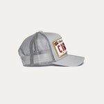 Christian Rose Private plate trucker cap - Stone Grey / Gold
