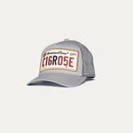 Christian Rose Private plate trucker cap - Stone Grey / Gold