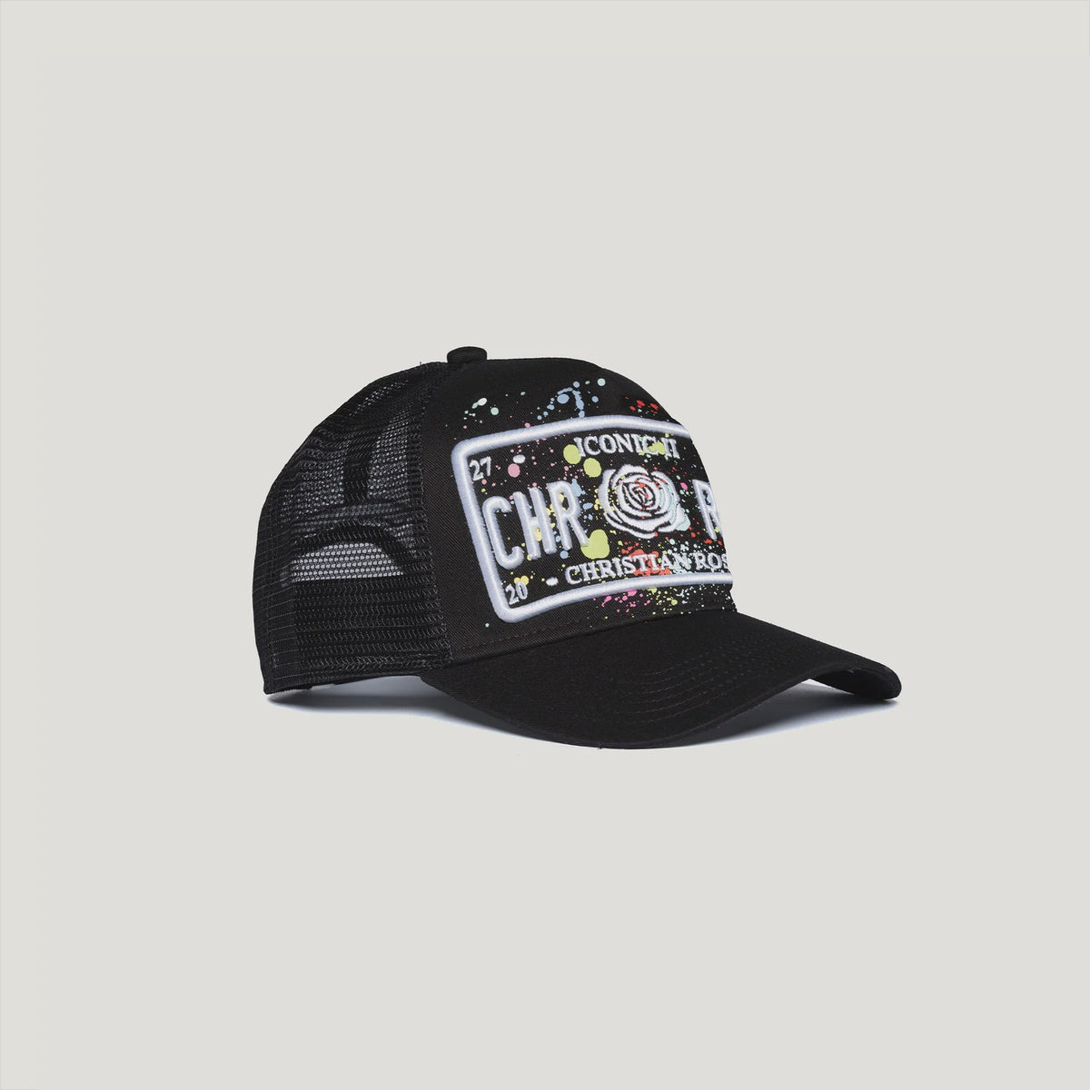 Christian Rose Iconic II Paint Splat - Black / White