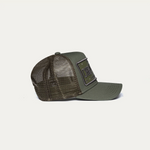 Christian Rose Iconic II vinyl trucker cap - Olive