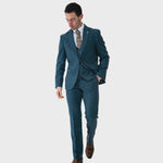 Charles Grey Armstrong Tweed Trouser - Blue