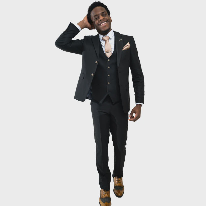 Charles Grey Charles Trouser - Black