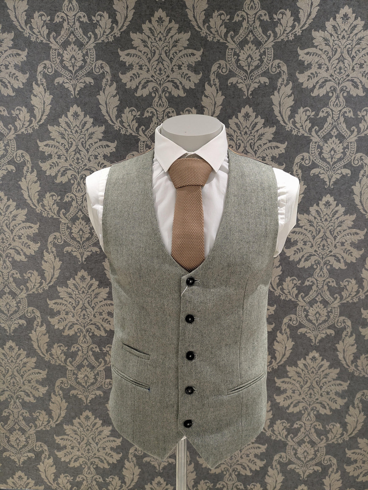 Fenwick Waistcoat Sage Green