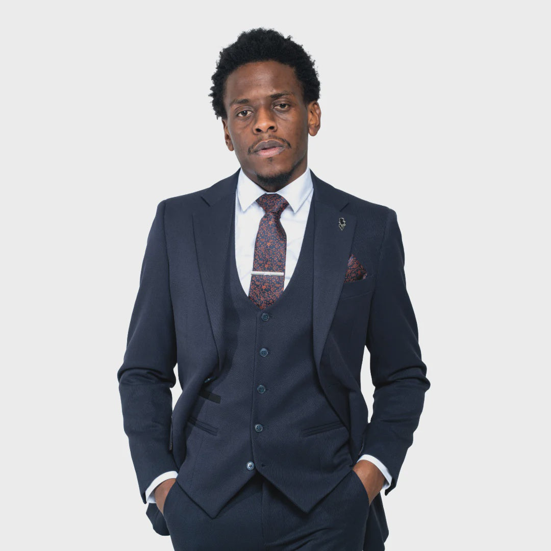Charles Grey Sandro Blazer - Navy Blue