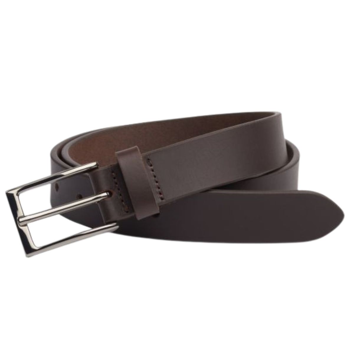 Charles Smith Skinny Leather Belt - Brown