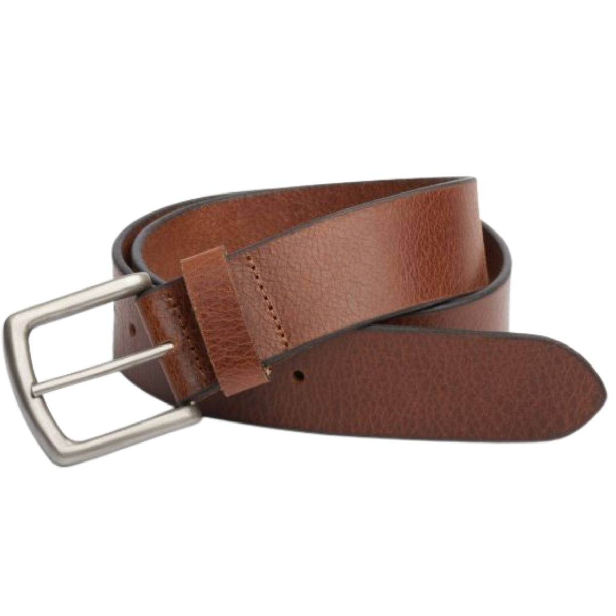 Wide Pebble Grain Leather Belt 30016