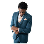 Charles Grey Armstrong Tweed Waistcoat - Blue