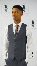 Charles Grey Charlton Waistcoat - Grey