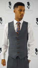 Charles Grey Charlton Waistcoat - Grey