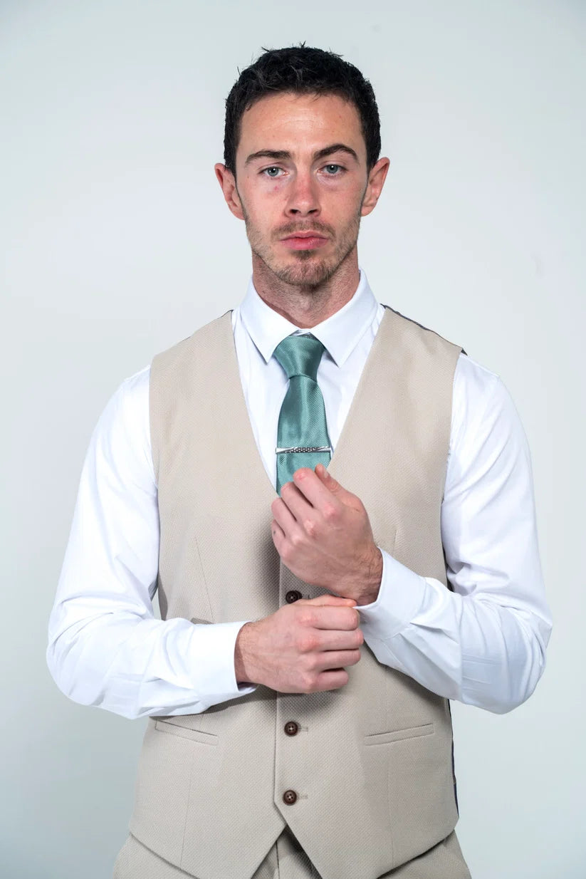 Charles Grey Charlton Waistcoat - Stone
