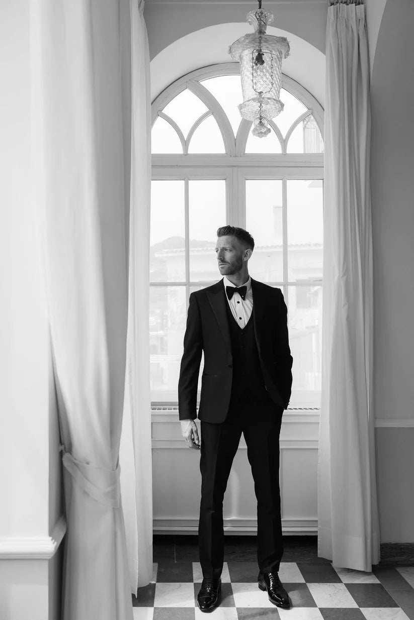 Charles Grey Edward Tux Blazer - Black