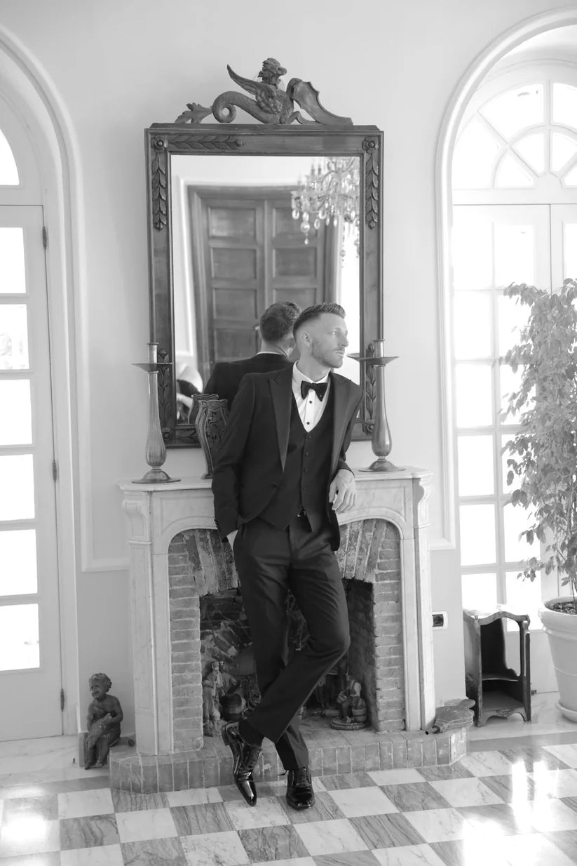 Charles Grey Edward Tux Blazer - Black