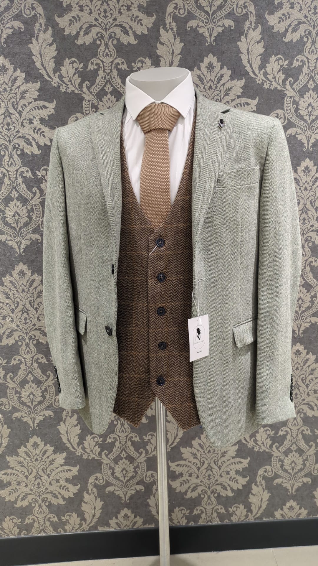 Charles Grey Sherlock Waistcoat - Brown