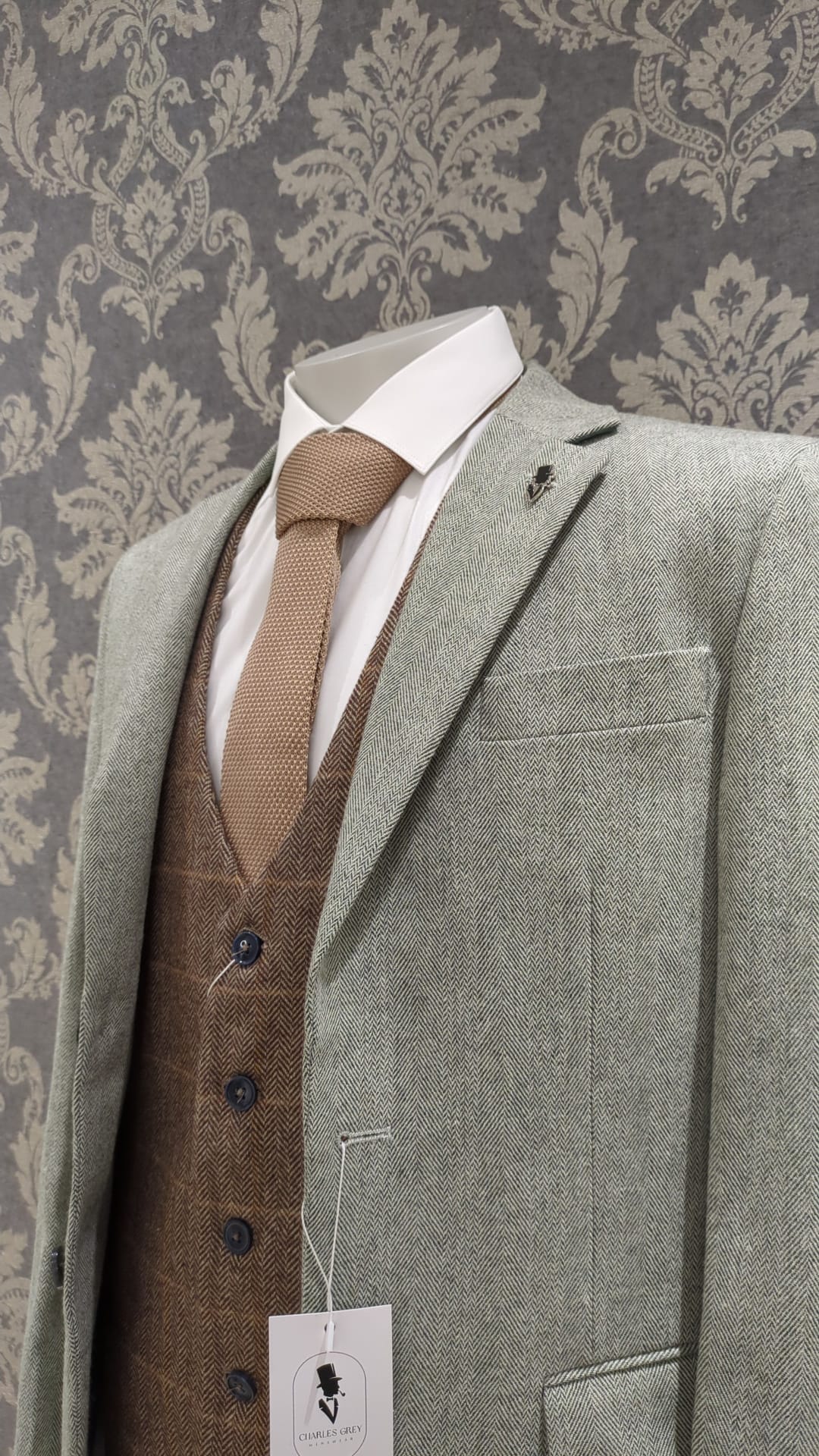 Charles Grey Sherlock Waistcoat - Brown