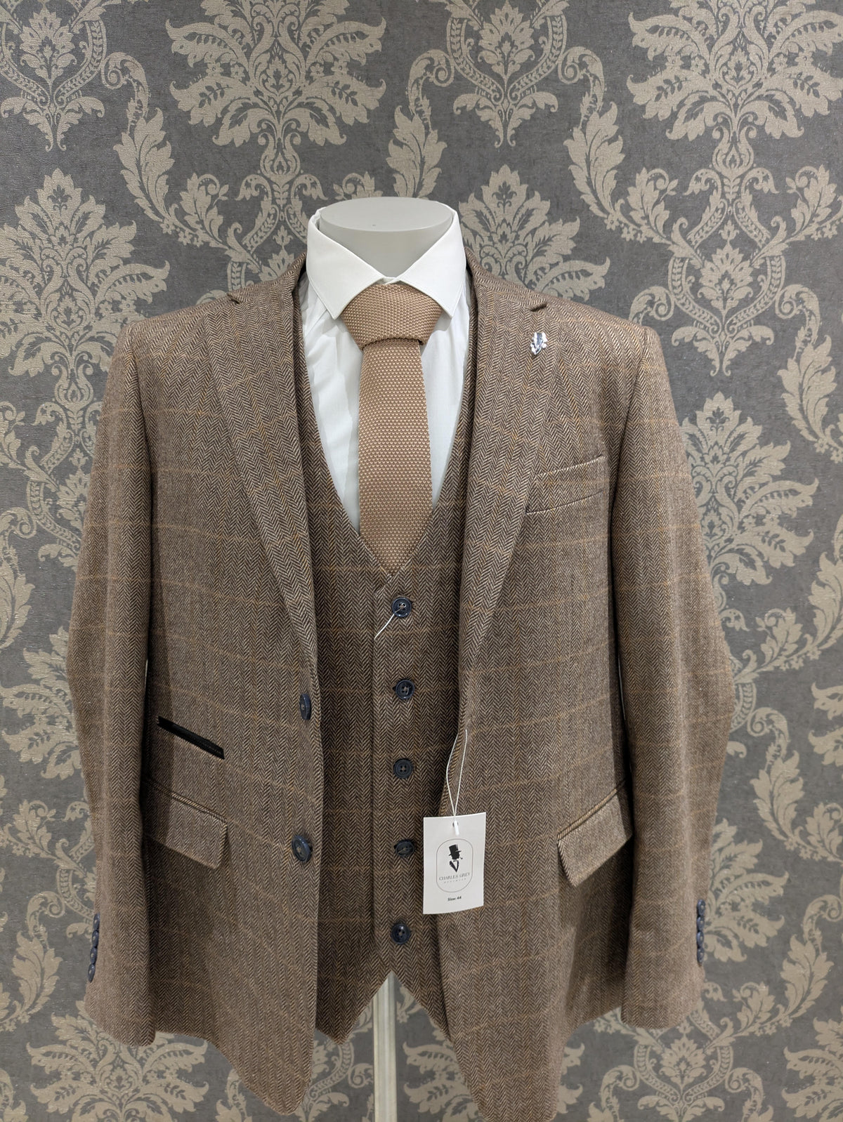 Charles Grey Sherlock Waistcoat - Brown