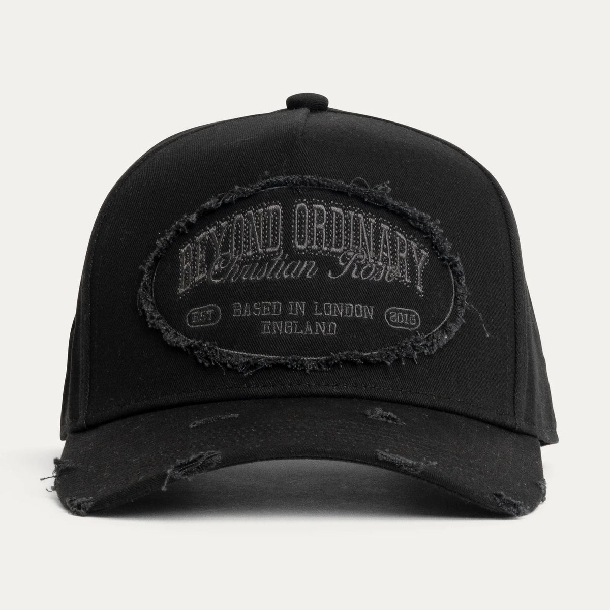Christian Rose Beyond Ordinary Vol II Trucker Cap - Black / Black