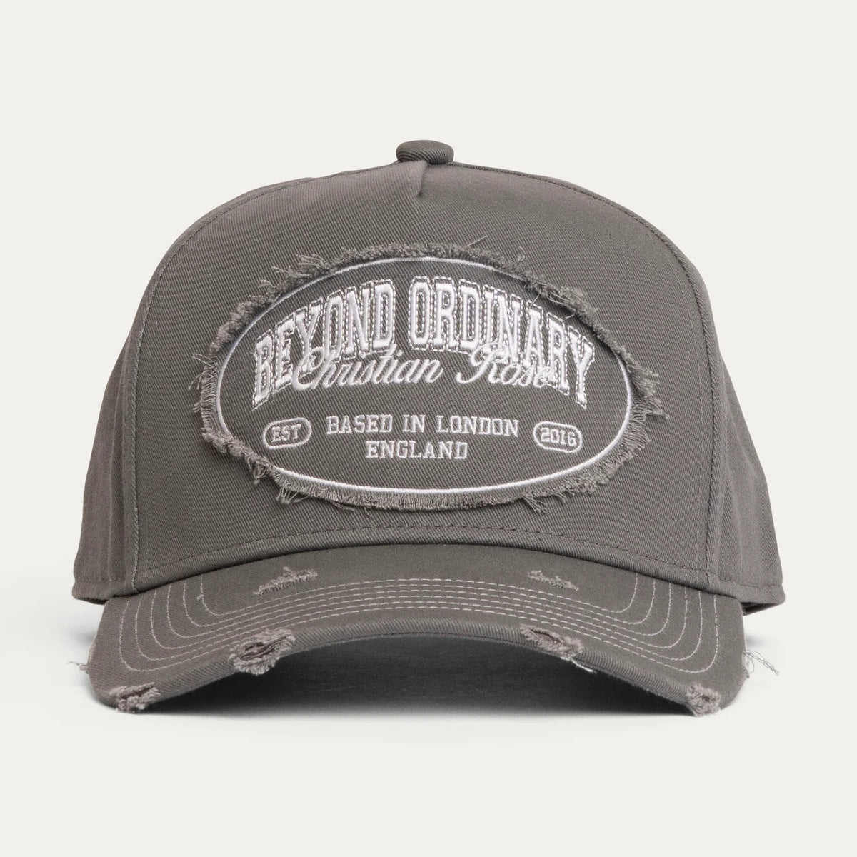 Christian Rose Beyond Ordinary Vol II Trucker Cap - Grey /White