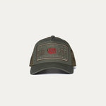 Christian Rose Iconic II Trucker Cap Red Rose - Olive
