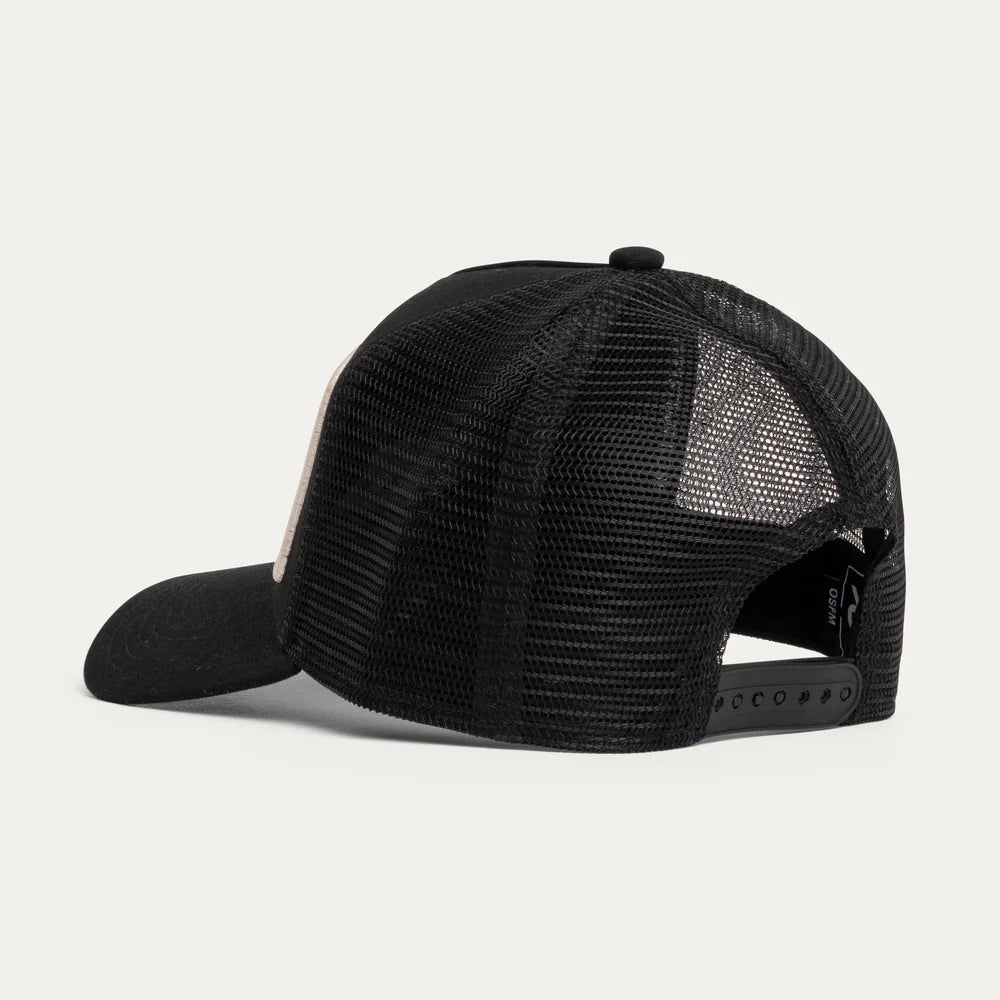 Christian Rose Iconic II vinyl trucker cap - Black/White