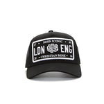Christian Rose Iconic plate trucker cap - Black/White