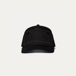 Christian Rose Private plate trucker cap - Black/Black