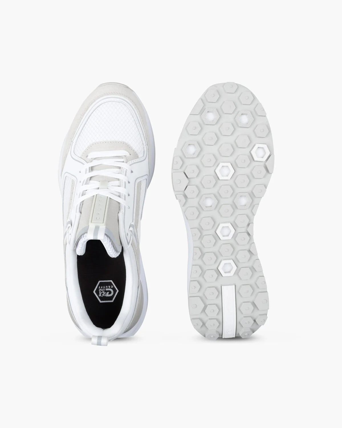 Cruyff Rayado Trainers - White/ Grey