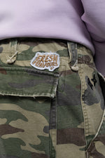 Fresh Couture Fresh Flavours Distressed Cargo Shorts - Camo