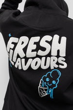 Fresh Couture Fresh Flavours Hoodie - Black/Blue