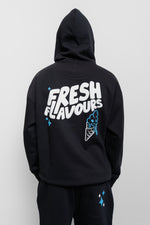 Fresh Couture Fresh Flavours Hoodie - Black/Blue
