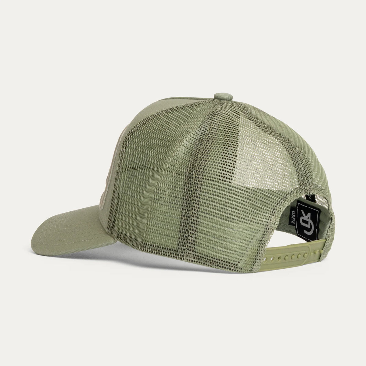 Christian Rose Iconic II vinyl trucker cap - Pistachio Green
