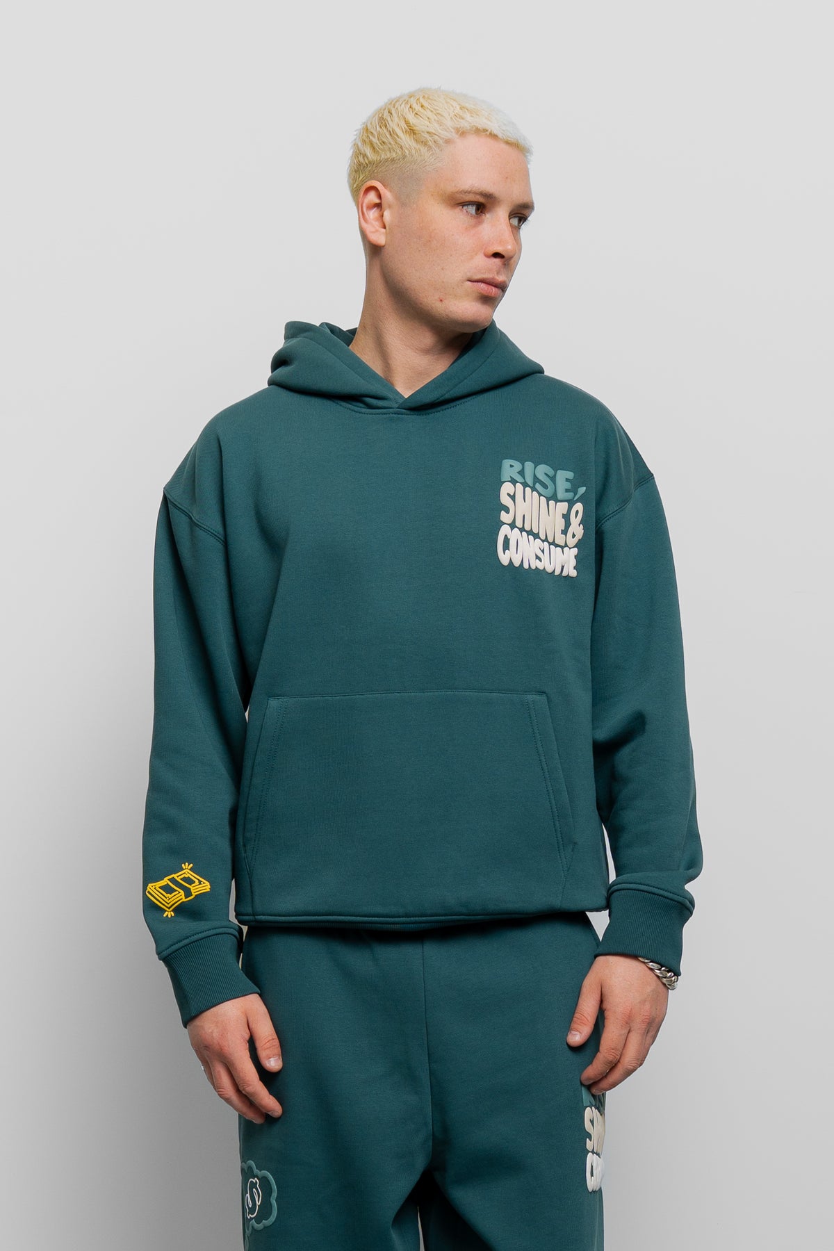 Fresh Couture Rise Hoodie - Eden Green