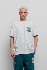 Fresh Couture Rise T-Shirt - Ecru / Green