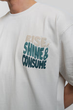 Fresh Couture Rise T-Shirt - Ecru / Green