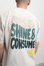 Fresh Couture Rise T-Shirt - Ecru / Green