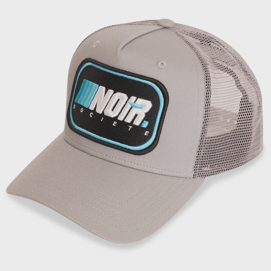 Societe Noir Ombre Noir Distressed Trucker - Silver Blue