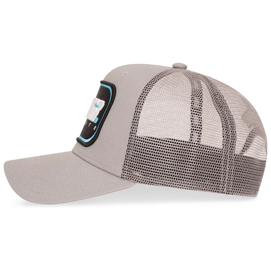 Societe Noir Ombre Noir Distressed Trucker - Silver Blue