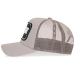 Societe Noir Ombre Noir Distressed Trucker - Silver Blue
