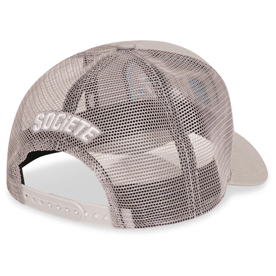 Societe Noir Ombre Noir Distressed Trucker - Silver Blue