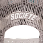 Societe Noir Ombre Noir Distressed Trucker - Silver Blue