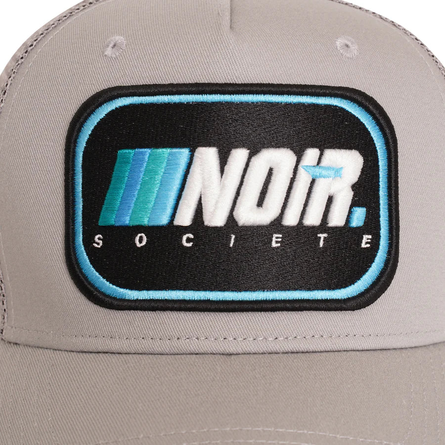 Societe Noir Ombre Noir Distressed Trucker - Silver Blue