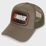 Societe Noir Ombre Noir Distressed Trucker - Khaki Orange