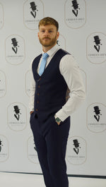 Charles Grey Charlton Trouser - Blue