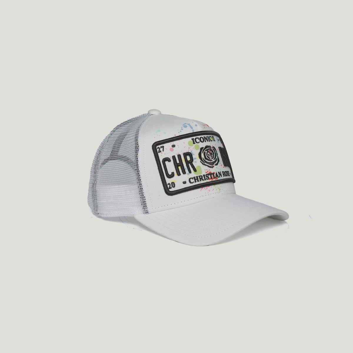 Christian Rose Iconic II Paint Splat - White / Black