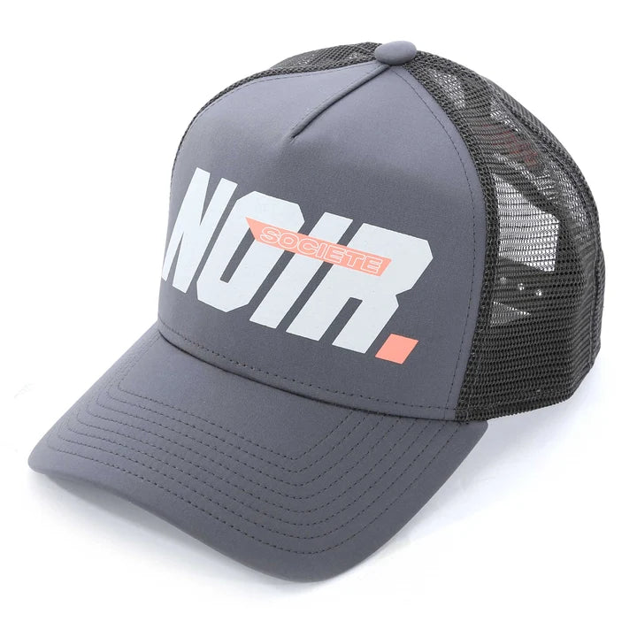 Societe Noir Reflective Mesh Trucker Cap